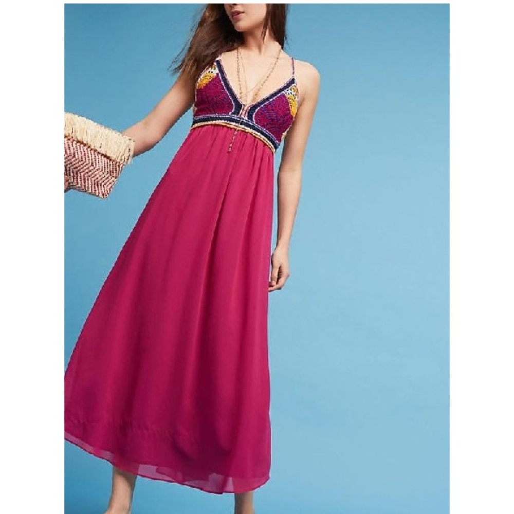 Violet Sunset Crocheted Dress by Maeve